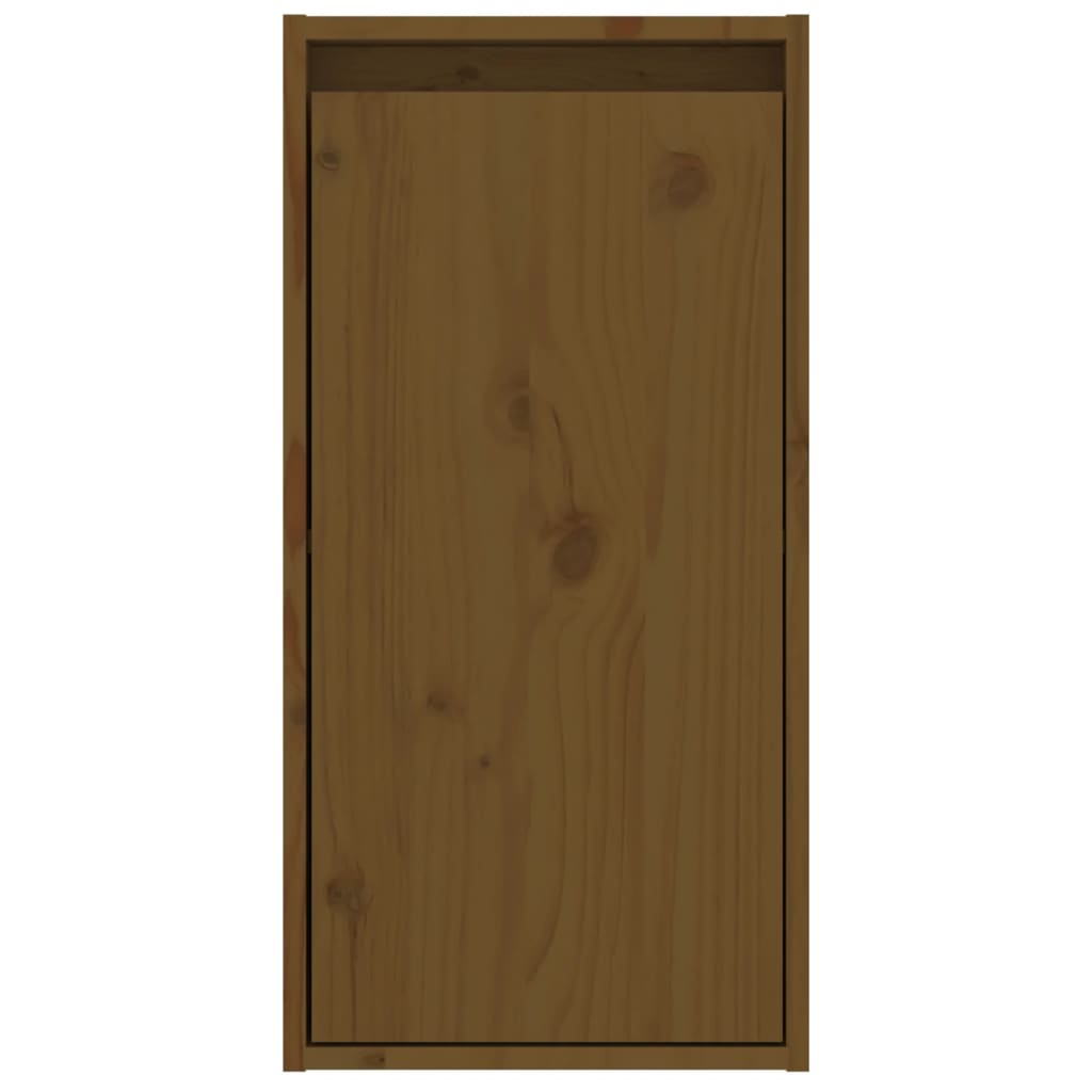 2pcs 2pcs brown honey 30x30x60cm solid pine wood