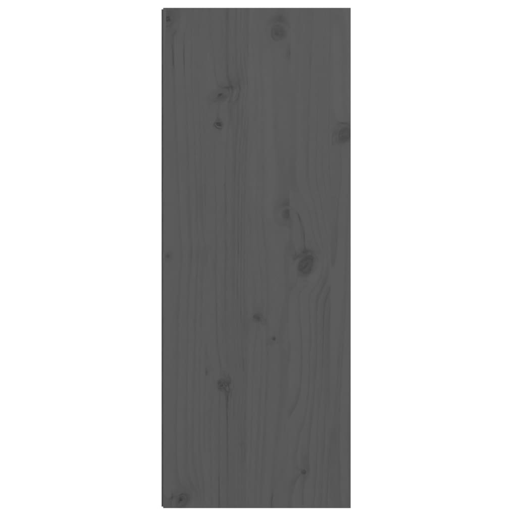 Pensile Grigio 30x30x80 cm Legno di pino massiccio