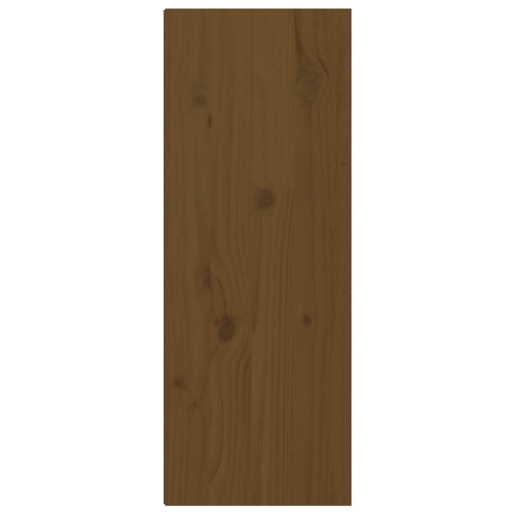 Pensile marrone miele 30x30x80 cm Legno di pino massiccio