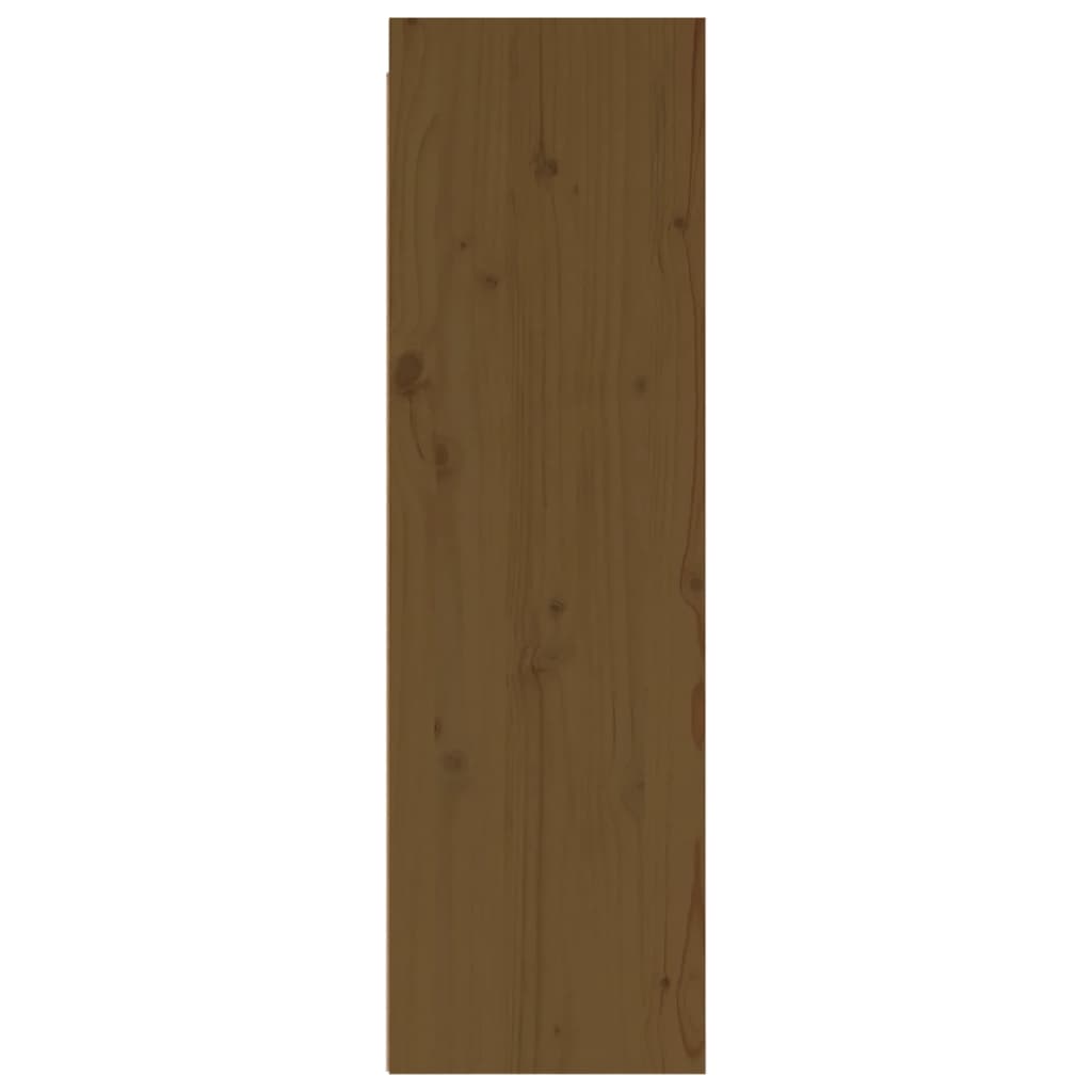 Honigbrauner Wandschrank 30x30x100 cm Festkiefer Holz
