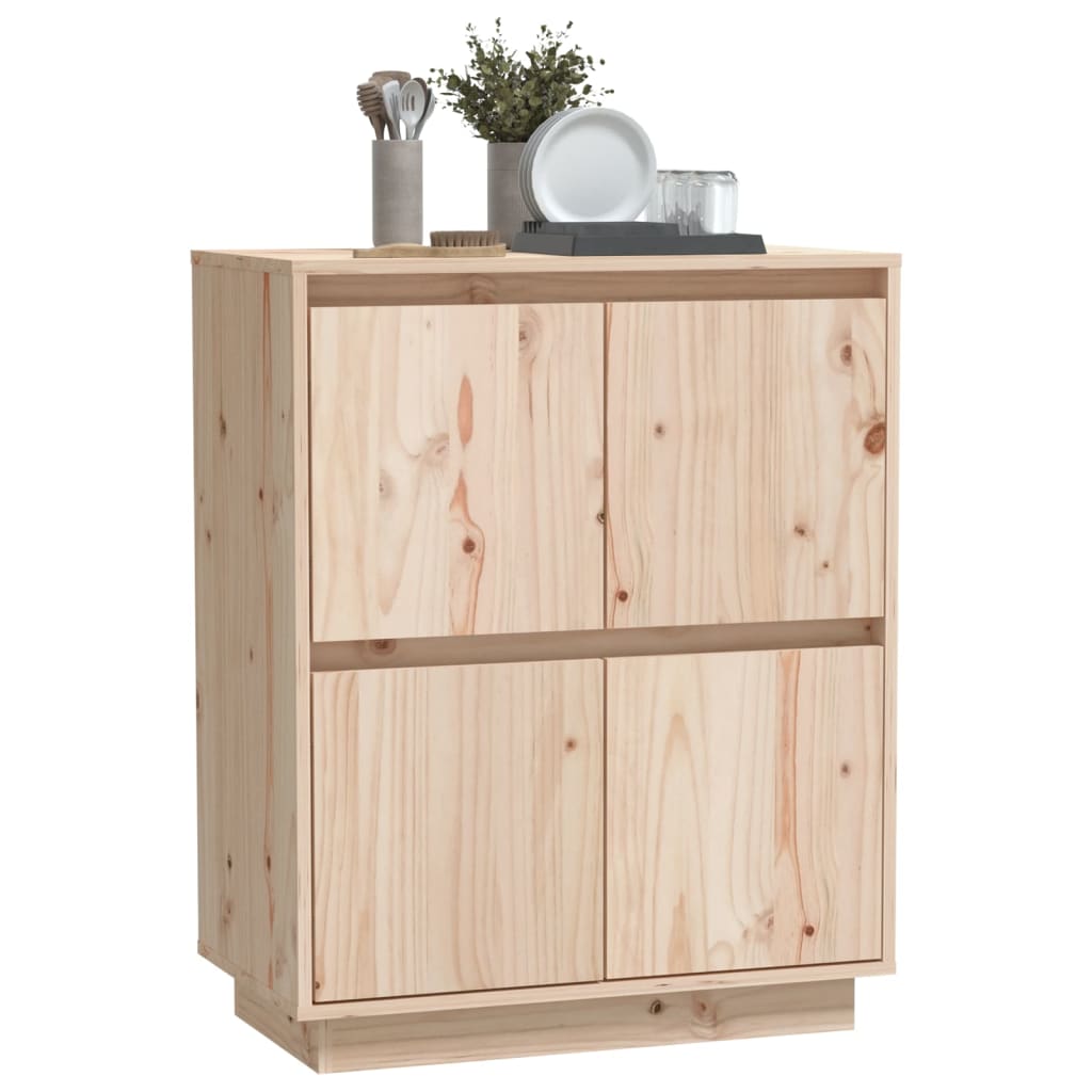 Credenza 60x34x75 cm Legno di pino massiccio