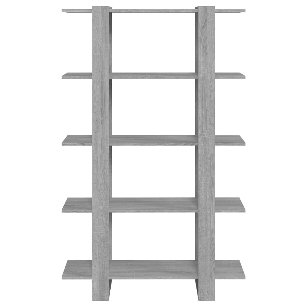 Libreria/Divisorio Sonoma grigio 100x30x160 cm