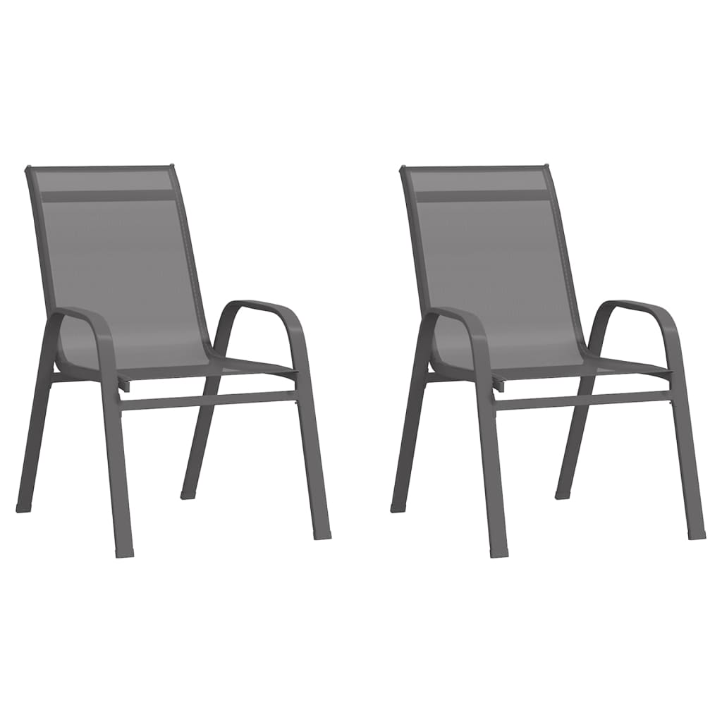 3 pcs gray garden bistro set