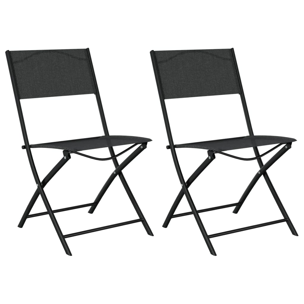 Ensemble de bistro 3 pcs Acier Noir