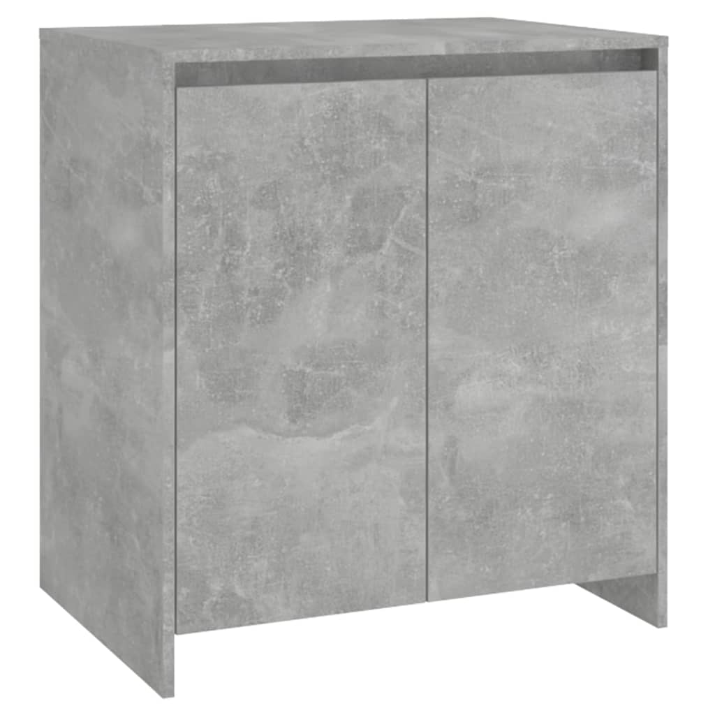 Buffets 2 pcs gray concrete engineering wood