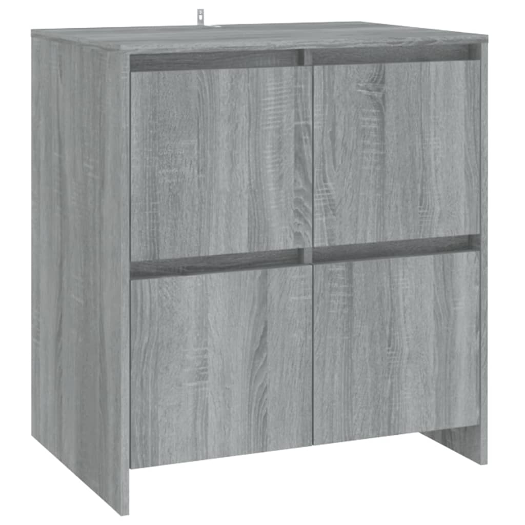 Buffets 2 PCs Sonoma Grey Engineering Holz