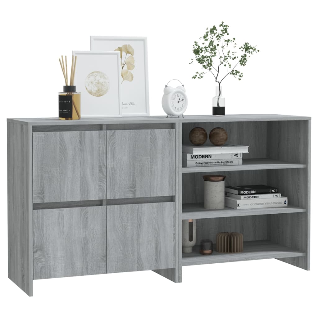 Buffets 2 pcs Sonoma Gray Engineering wood