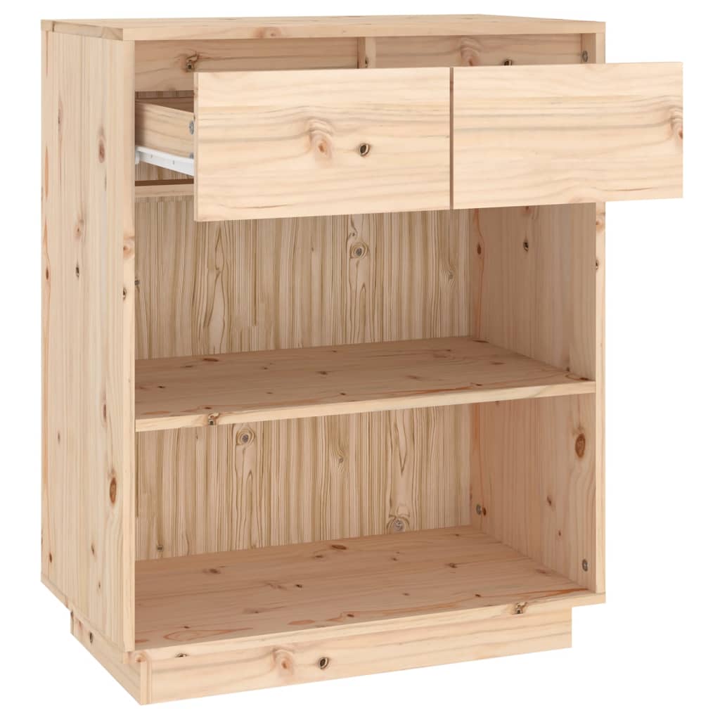 Konsolenschrank 60x34x75 cm Festkieferholz