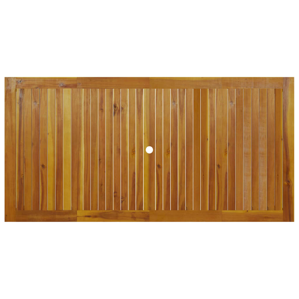 Ensemble de salle à manger de jardin 9 pcs Bois d'acacia massif