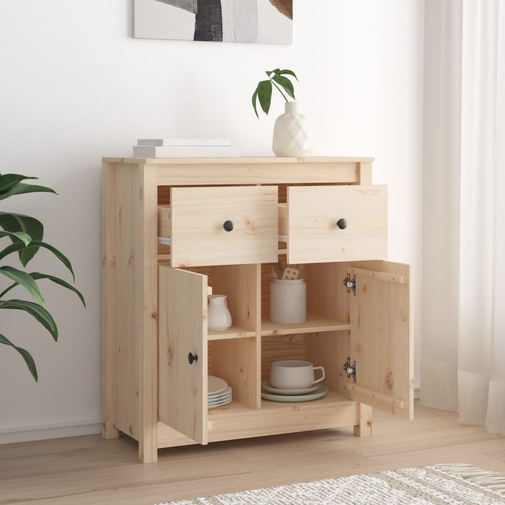 Buffet 70x35x80 cm solid pine wood