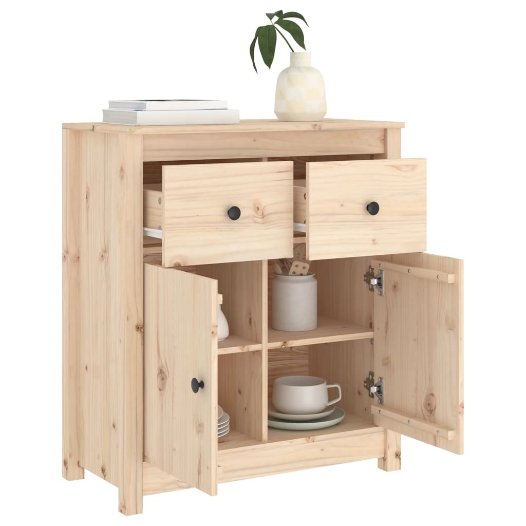 Buffet 70x35x80 cm solid pine wood