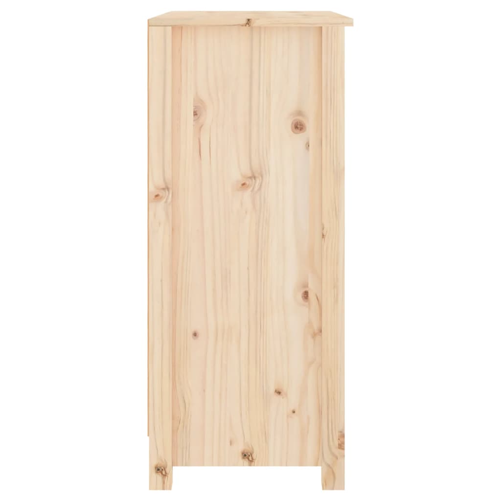 Buffet 70x35x80 cm in legno di pino solido