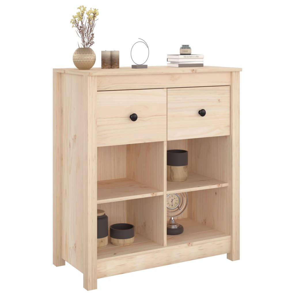 Buffet 70x35x80 cm solid pine wood