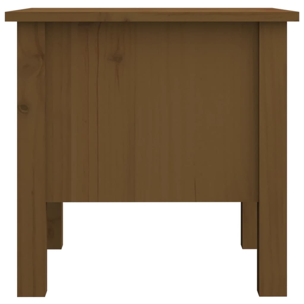 Nomina tavoli 2pcs miele marrone 40x40x39 cm in legno di pino solido