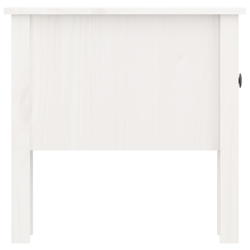 Nomina tabelle 2 pezzi bianchi 50x50x49 cm in legno di pino solido
