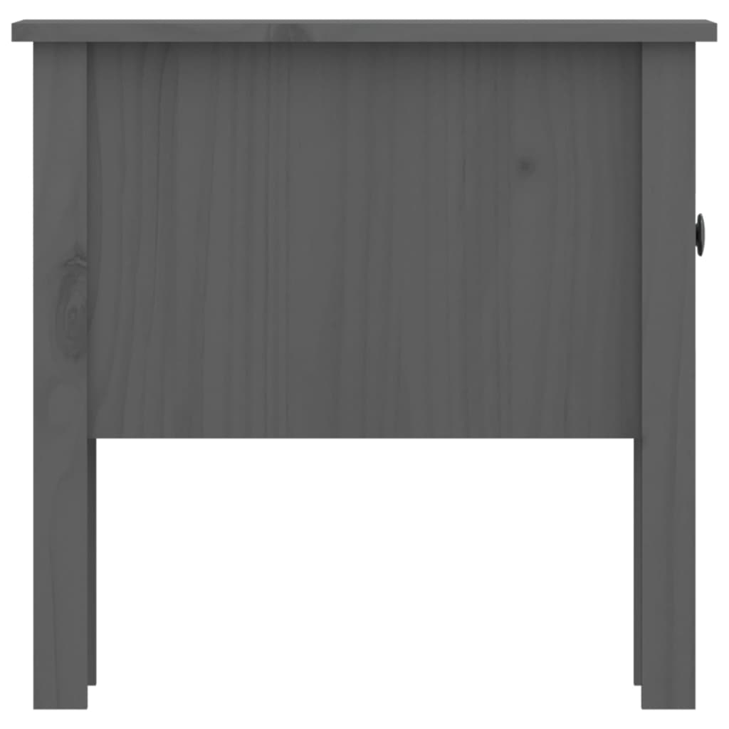 Nomina la tabella 2 PC grigio 50x50x49 cm in legno di pino solido