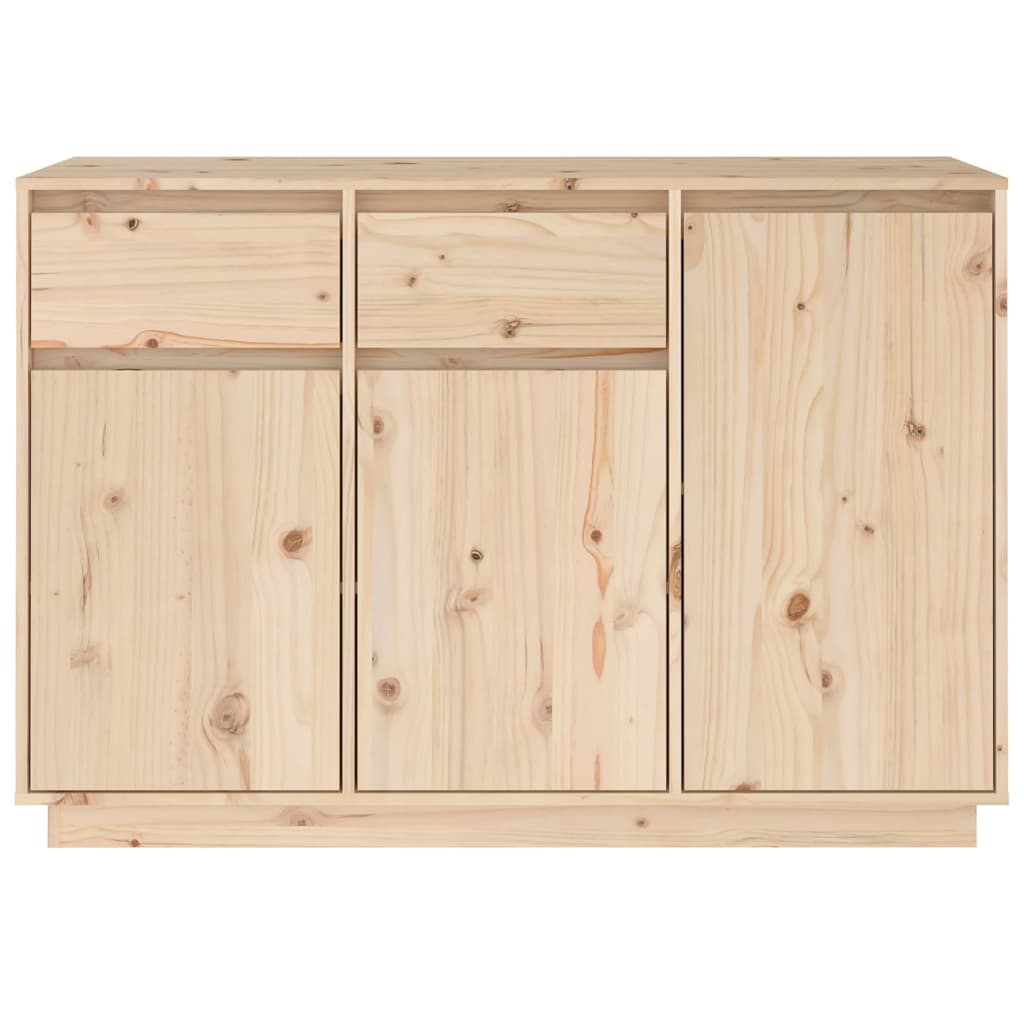 Credenza 110x34x75 cm in legno di pino massiccio