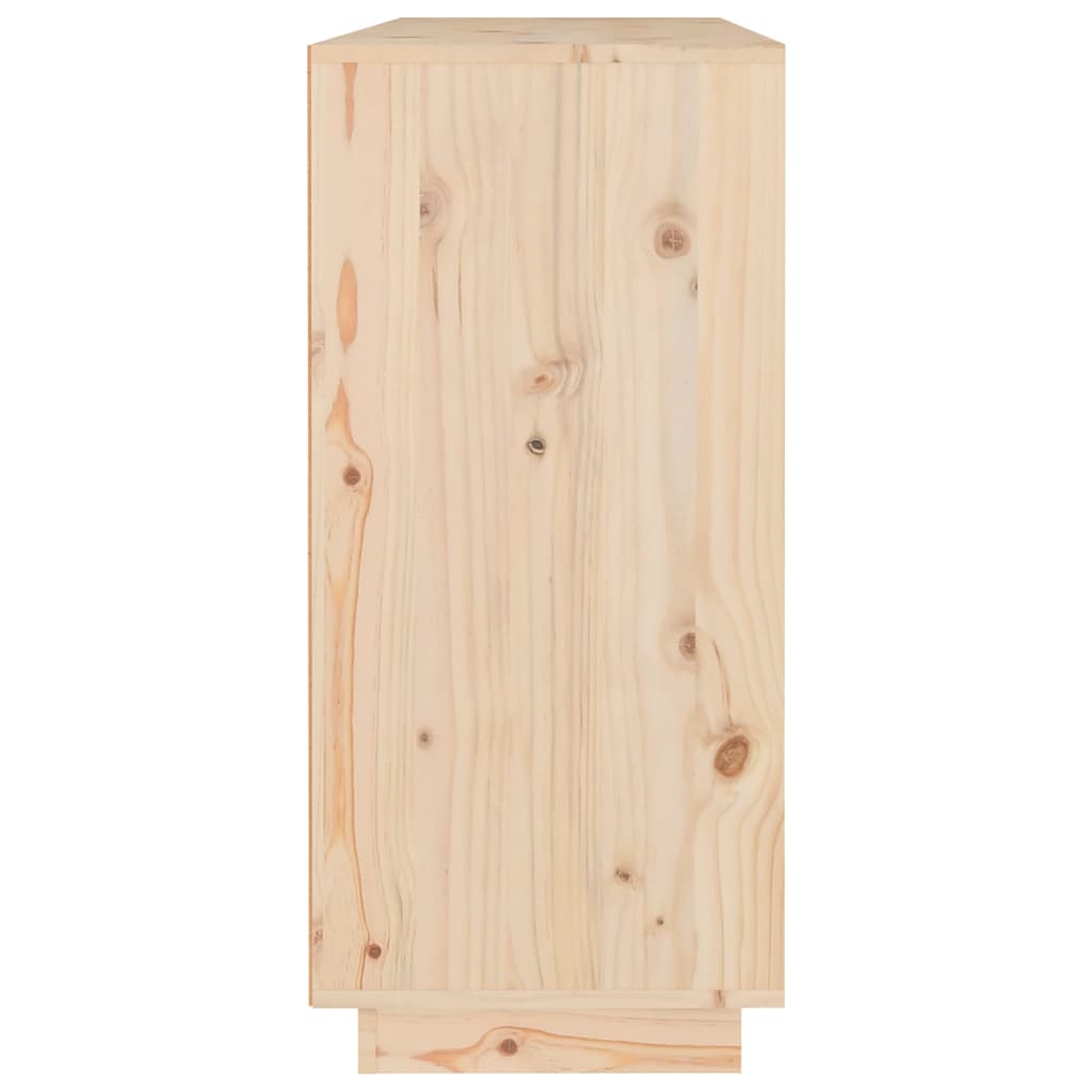 Credenza 110x34x75 cm in legno di pino massiccio
