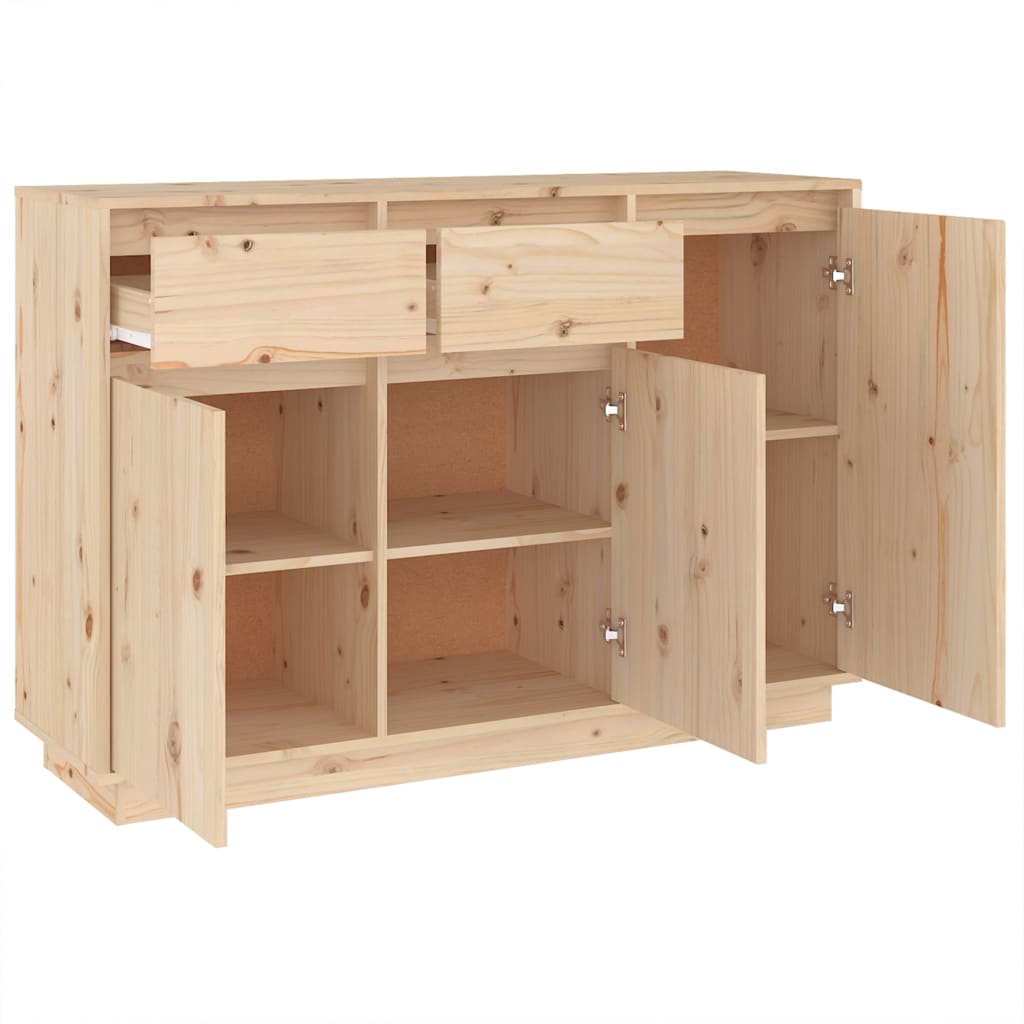 Buffet 110x34x75 cm bois massif de pin