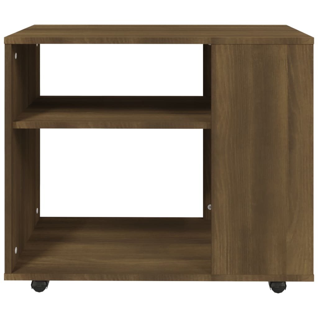 Appoint table brown oak 70x35x55 cm Engineering wood