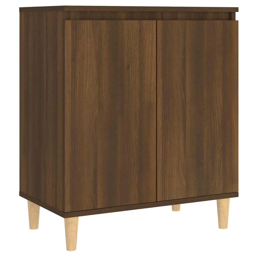 Buffet Chêne marron 60x35x70 cm Bois d'ingénierie