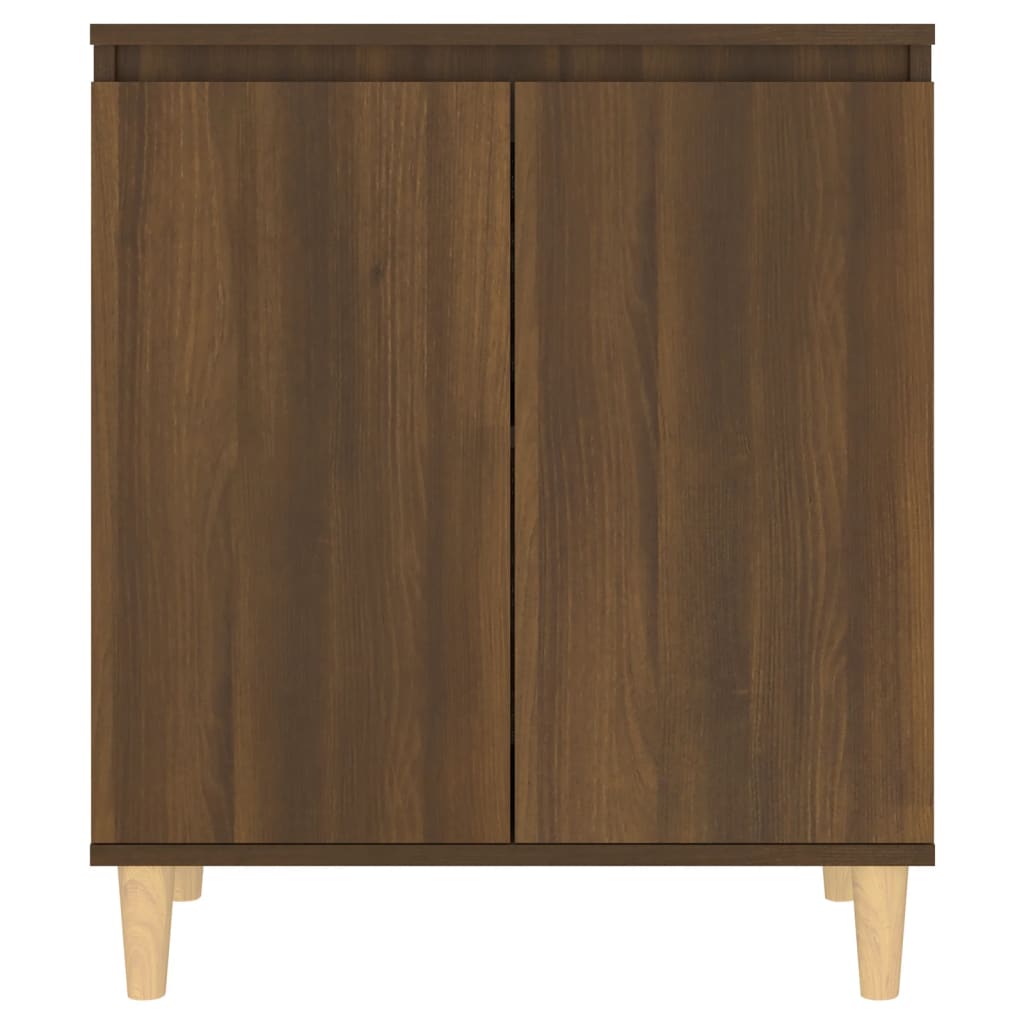 Buffet Chêne marron 60x35x70 cm Bois d'ingénierie