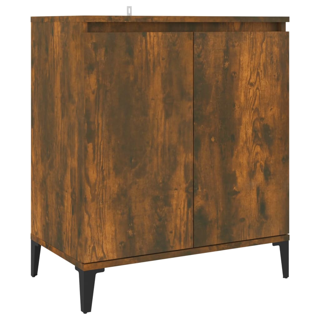 Buffet Chêne fumé 60x35x70 cm Bois d'ingénierie