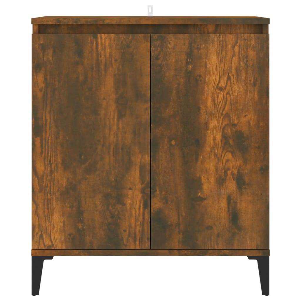 Buffet Chêne fumé 60x35x70 cm Bois d'ingénierie