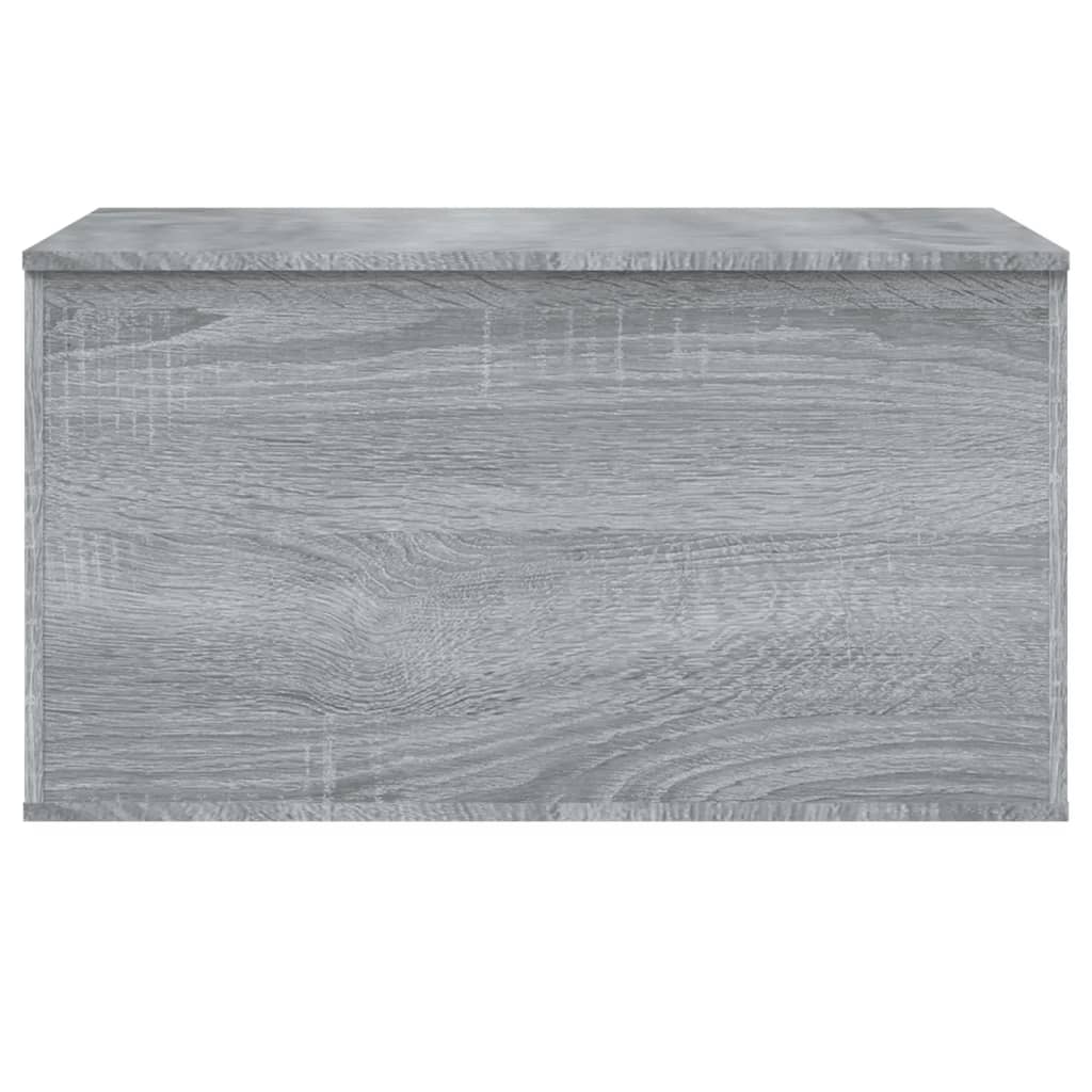 Baule portaoggetti Sonoma grigio 84x42x46 cm MDF
