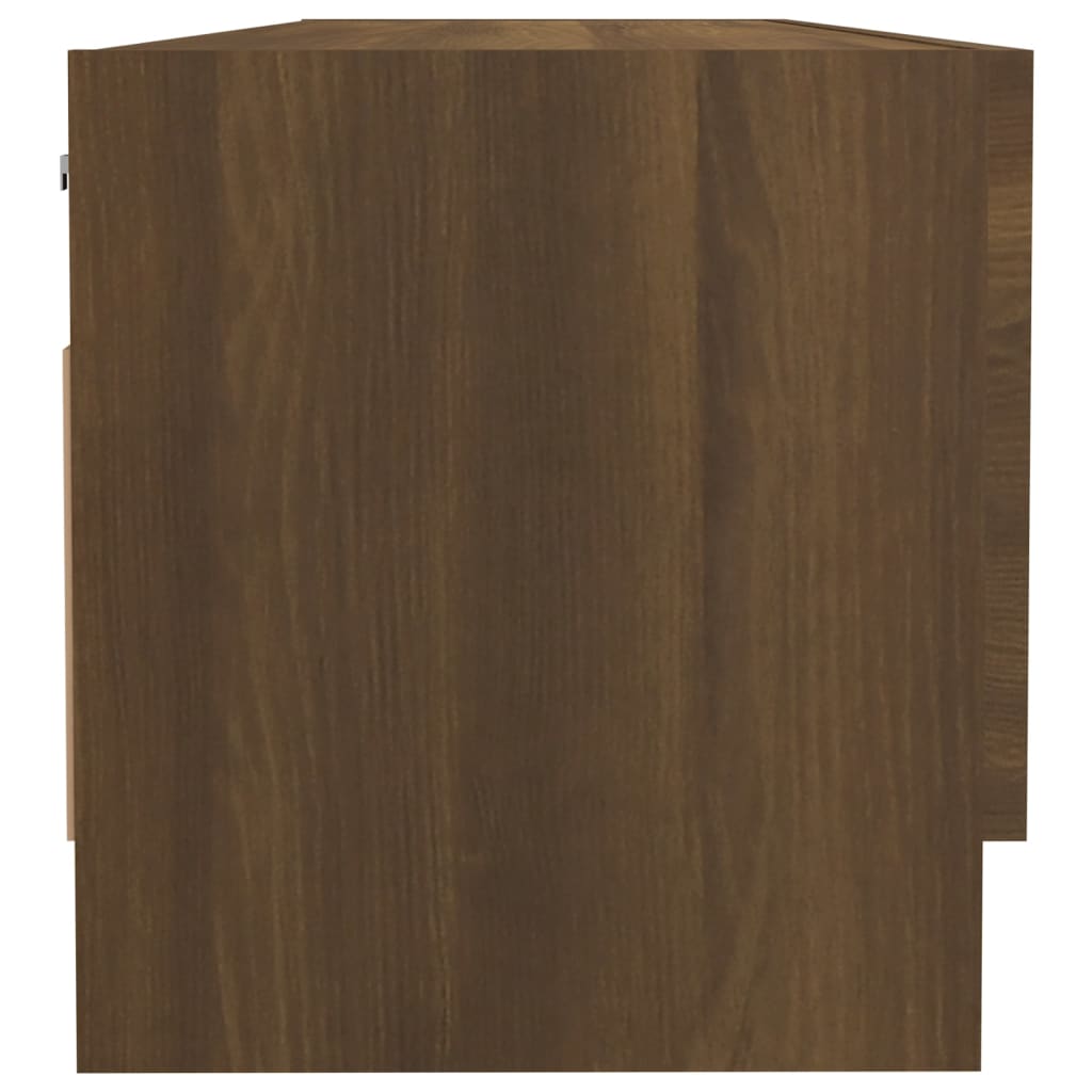 Garde-robe Chêne marron 100x32,5x35 cm Bois d'ingénierie