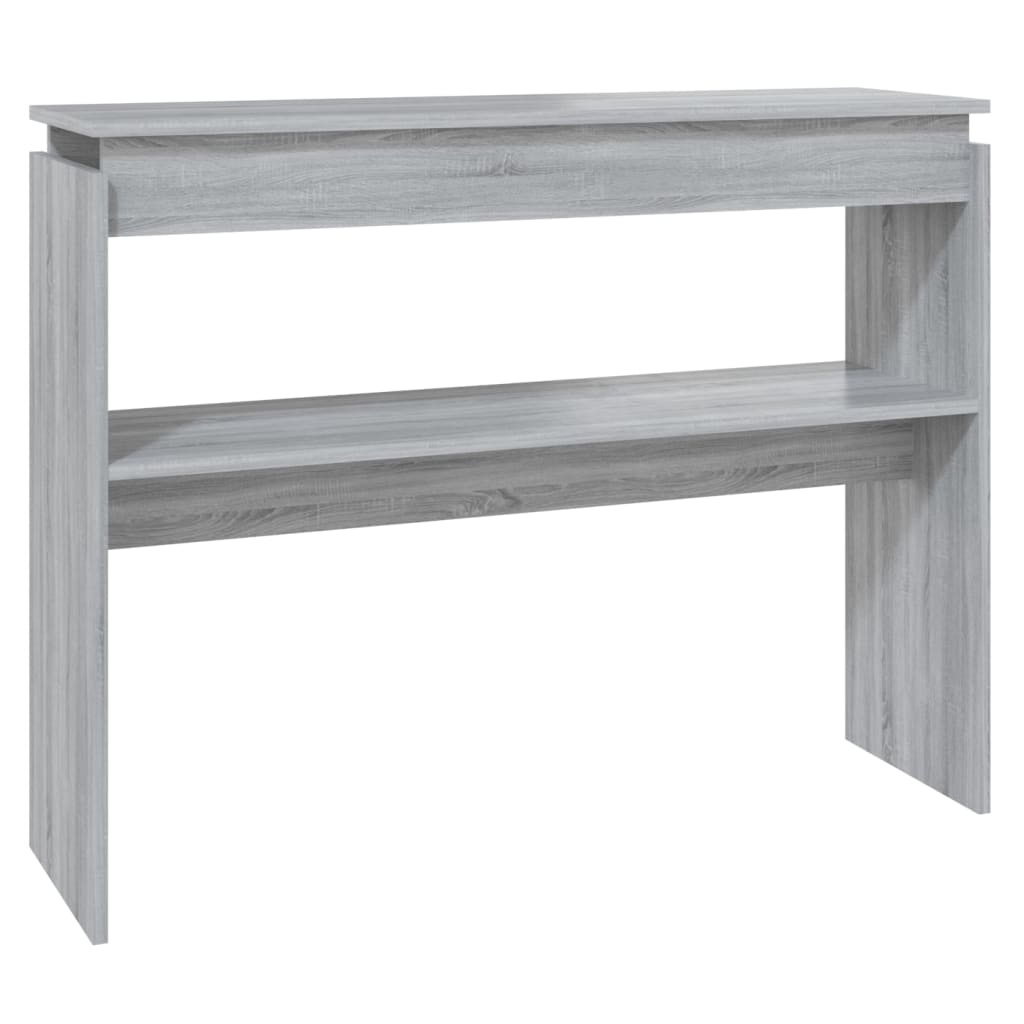Sonoma gray console 102x30x80 cm engineering wood