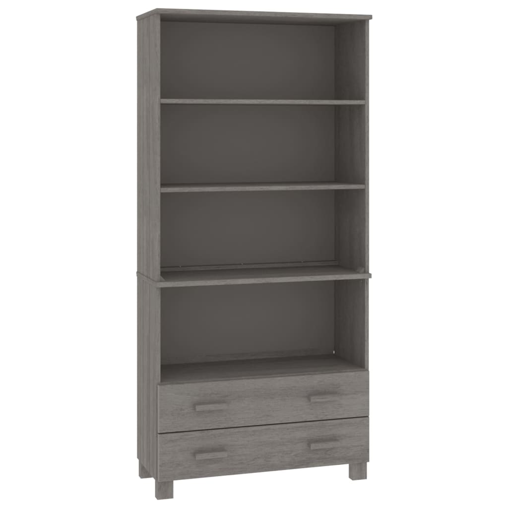 Buffet HAMAR Bois massif de pin Gris clair