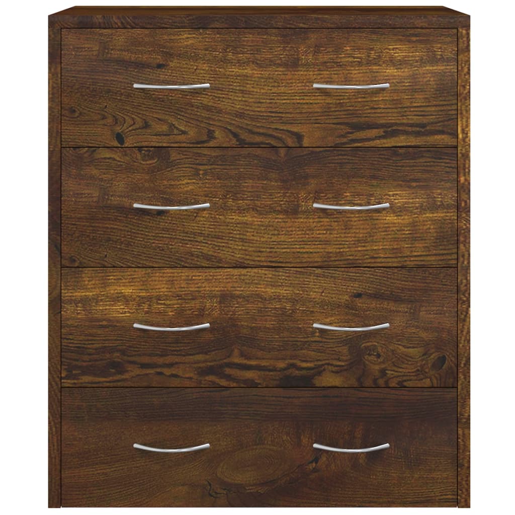 Buffet with 4 drawers 60x30.5x71 cm smoked oak