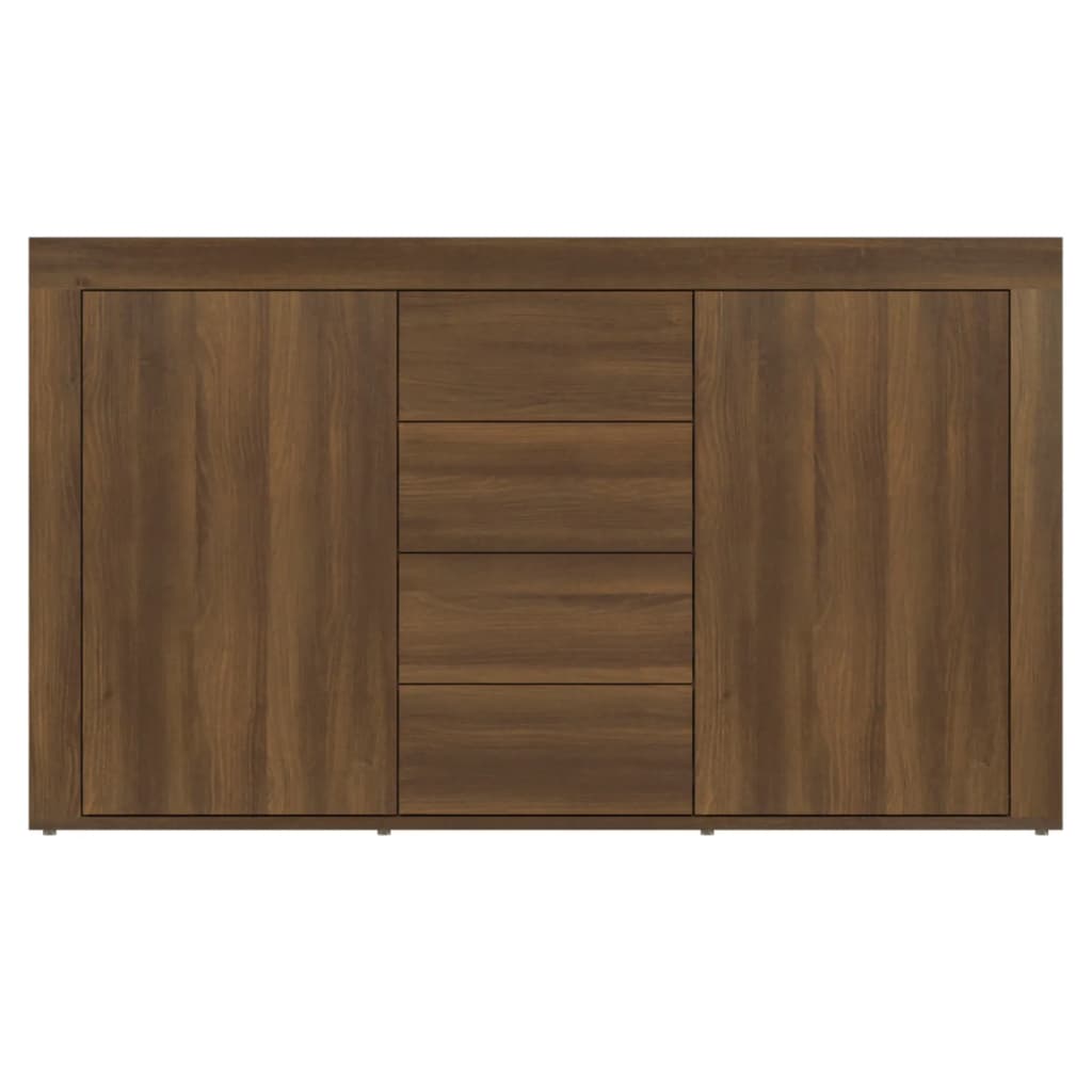 Marron oak buffet 120x36x69 cm Engineering wood