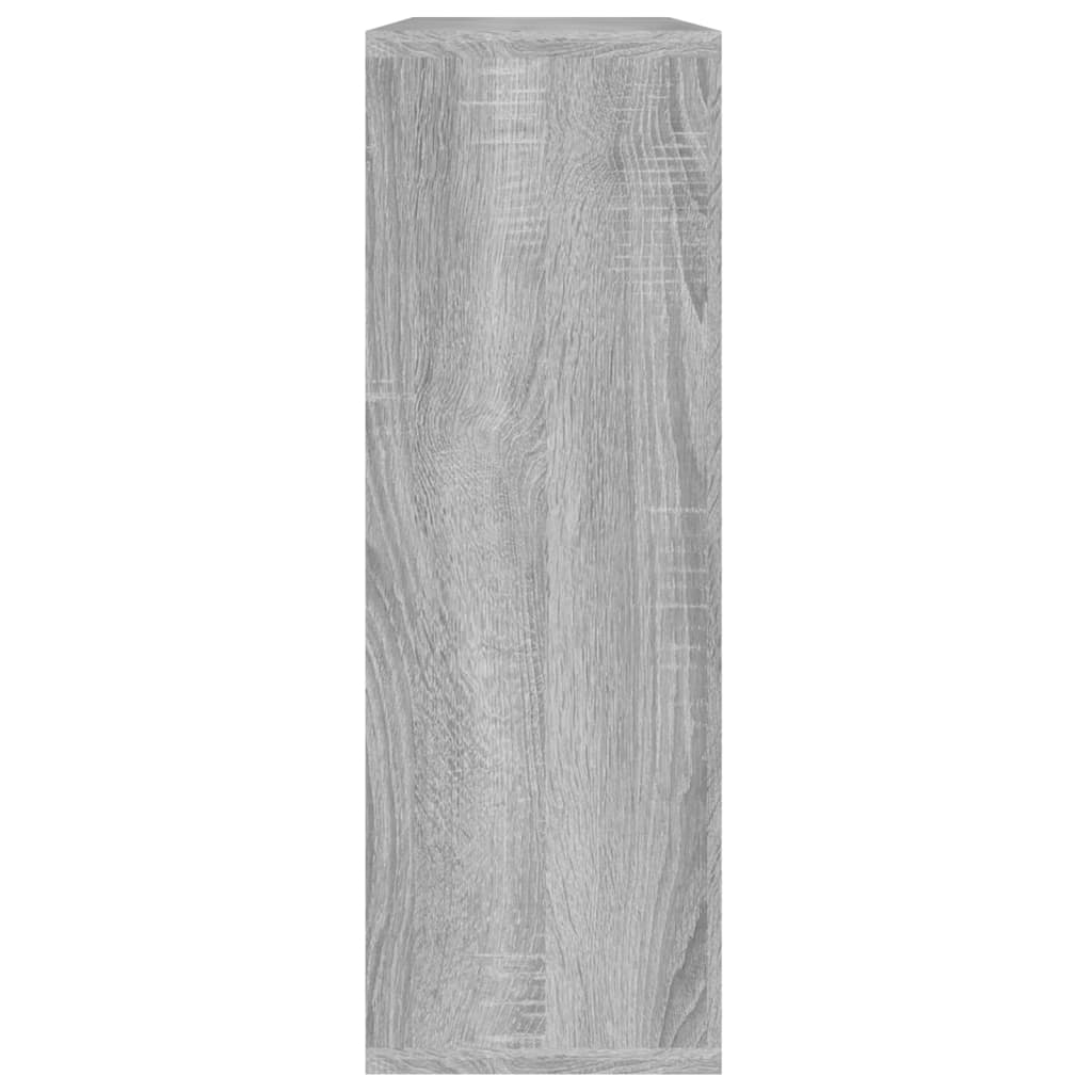 Sonoma Grey Wall Shelf 104x20x58,5 cm Holz Engineering
