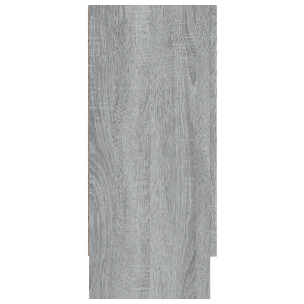 Sonoma Grey Displinet Cabinet 120x30.5x70 cm Ingenieurholz Holz