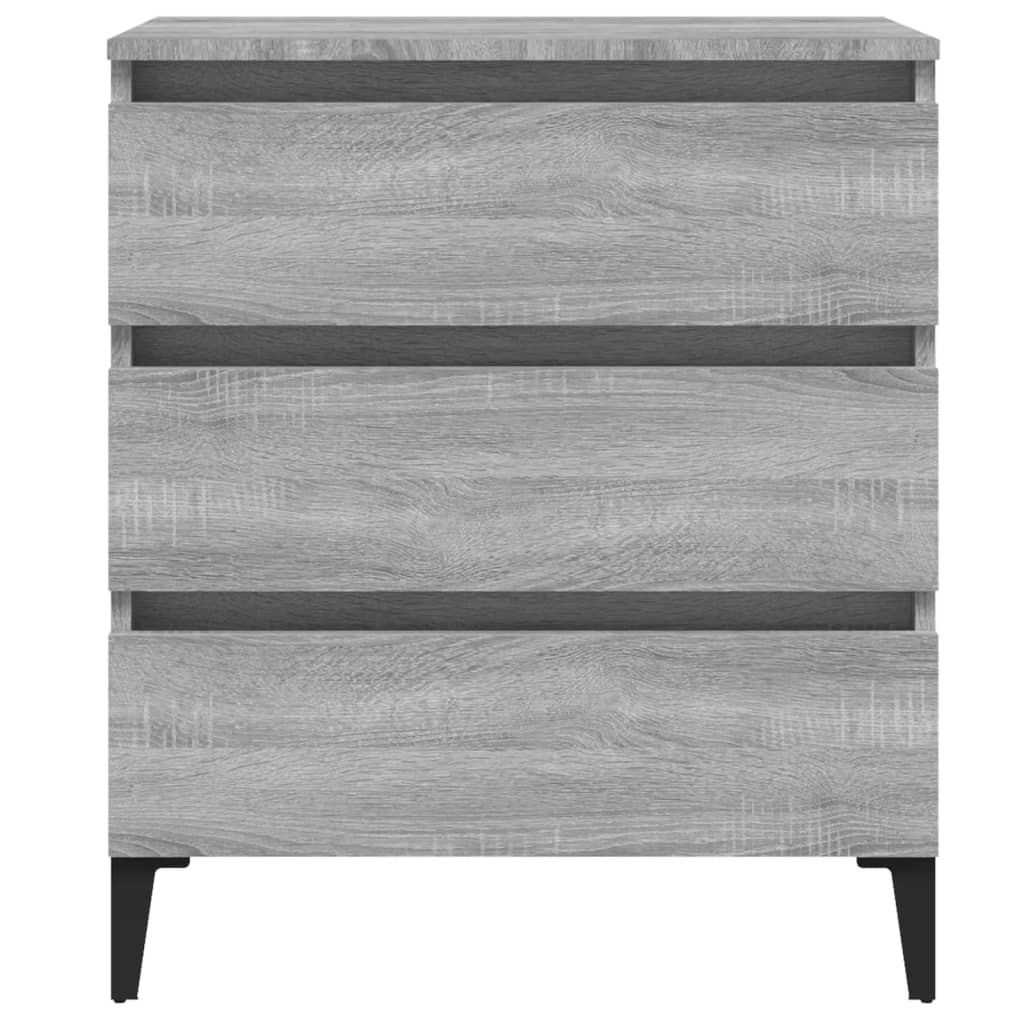 Buffet Sonoma gris 60x35x69 cm Bois d'ingénierie