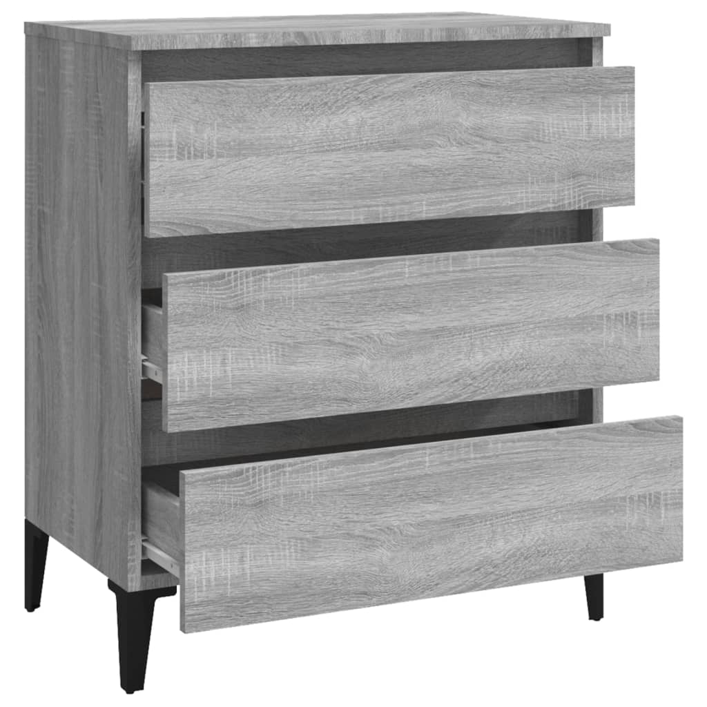 Buffet Sonoma gris 60x35x69 cm Bois d'ingénierie