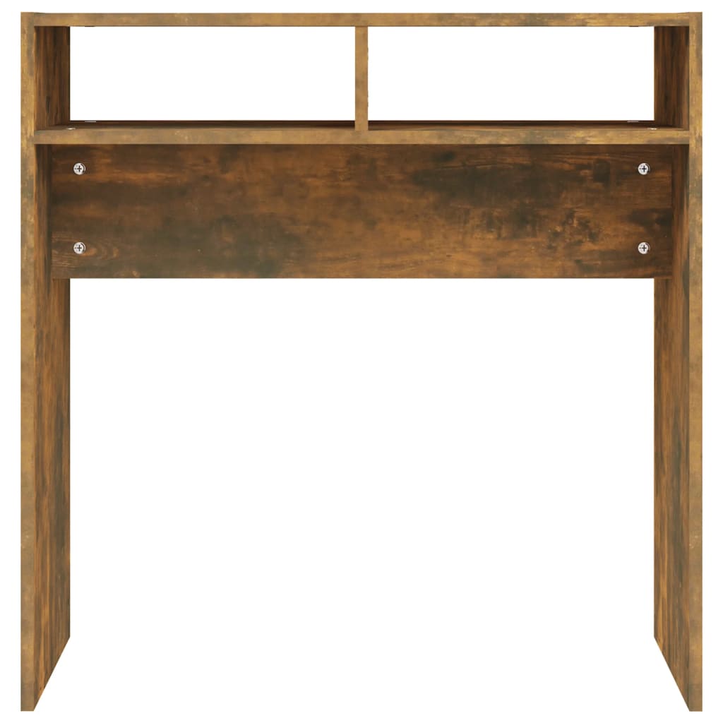 Smoked oak console table 78x30x80 cm engineering wood