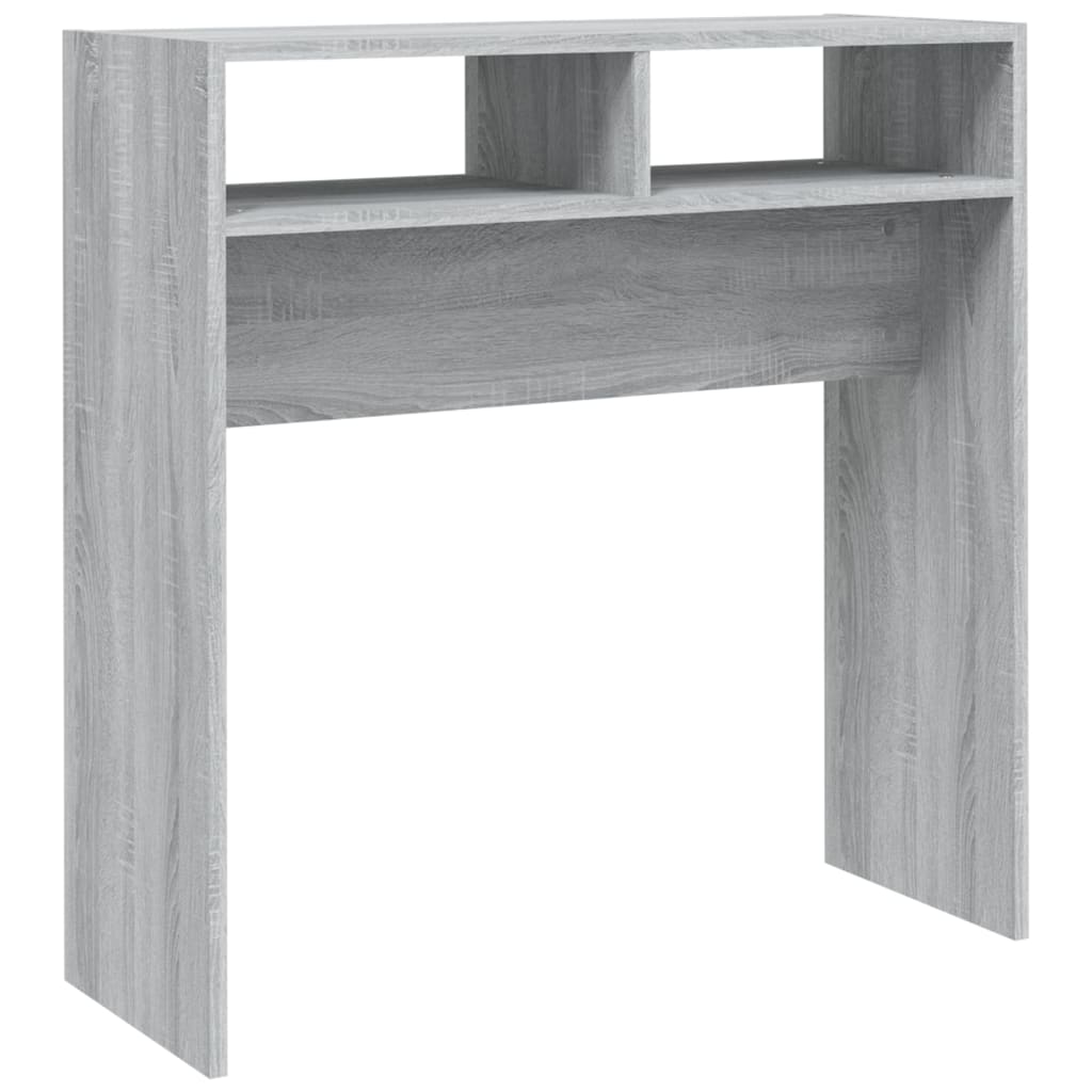 Sonoma gray console 78x30x80 cm engineering wood