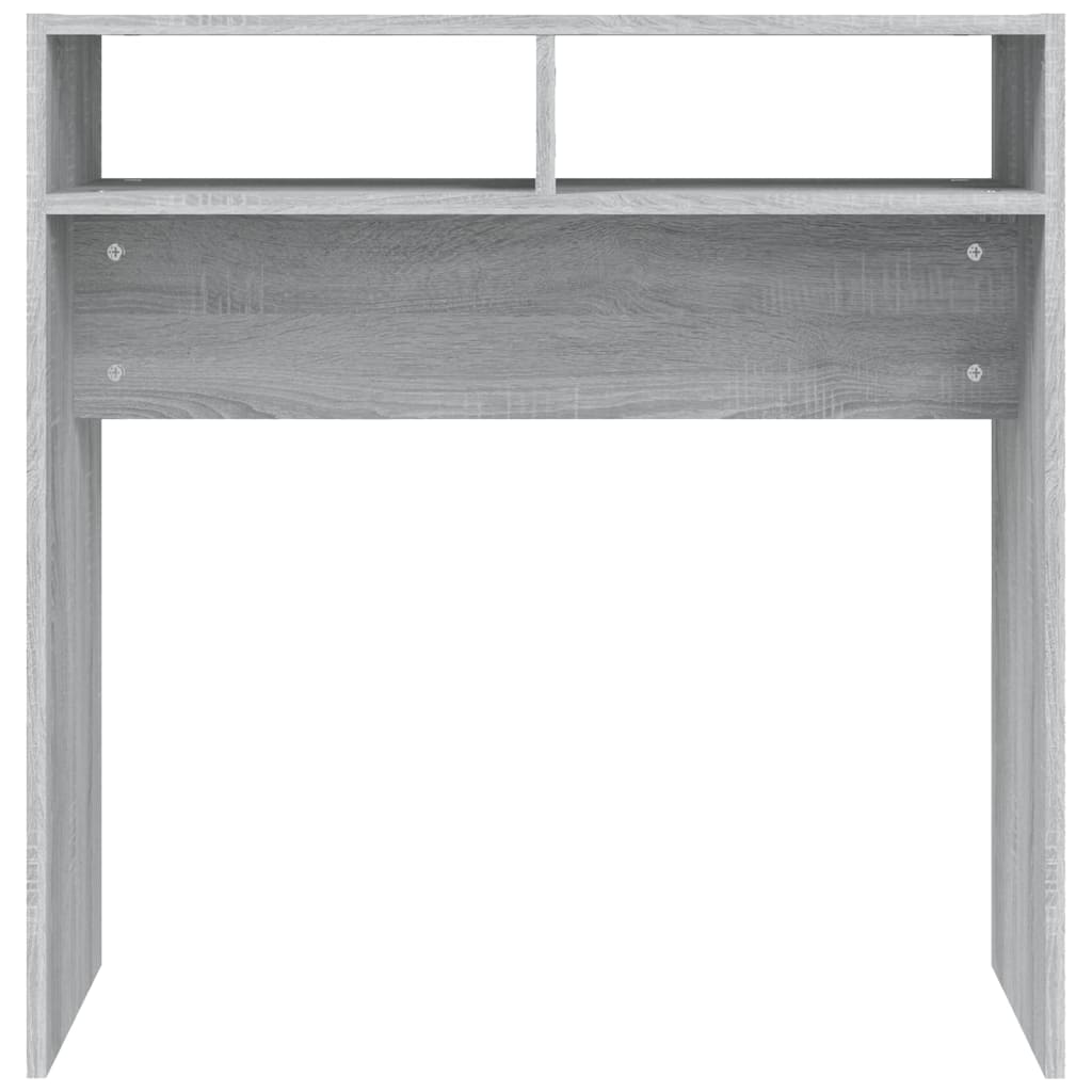 Table console Sonoma gris 78x30x80 cm Bois d'ingénierie