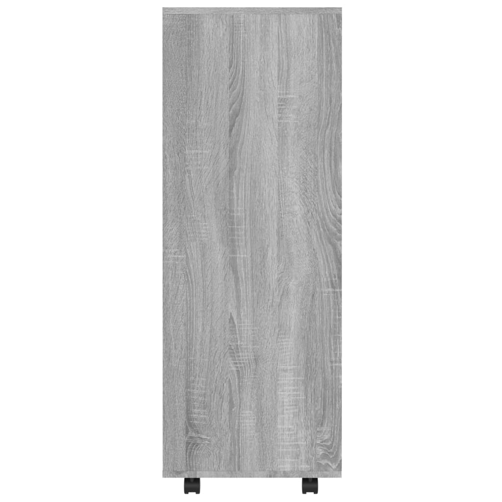 Sonoma Grey Garderobe 80x40x110 cm Ingenieurholz Holz
