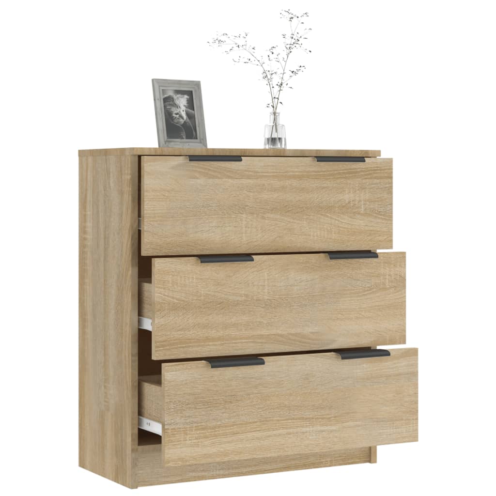 Credenza rovere Sonoma 60x30x70 cm MDF