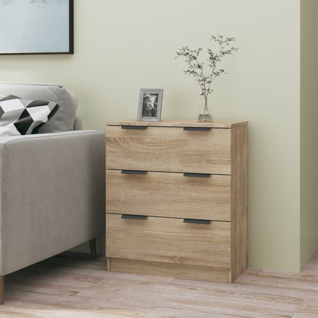 Credenza rovere Sonoma 60x30x70 cm MDF