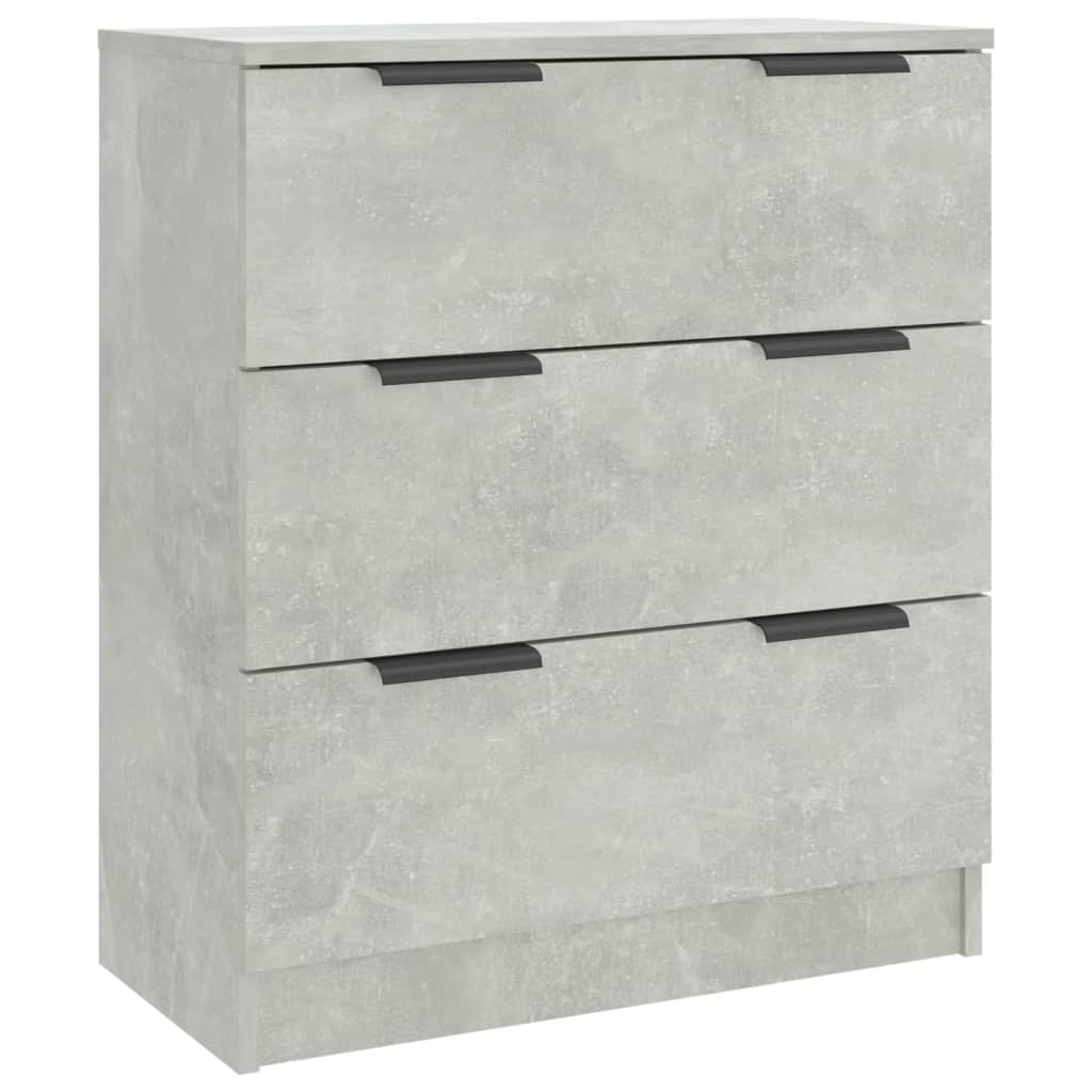 Betongrau -Buffet 60x30x70 cm Ingenieurholz