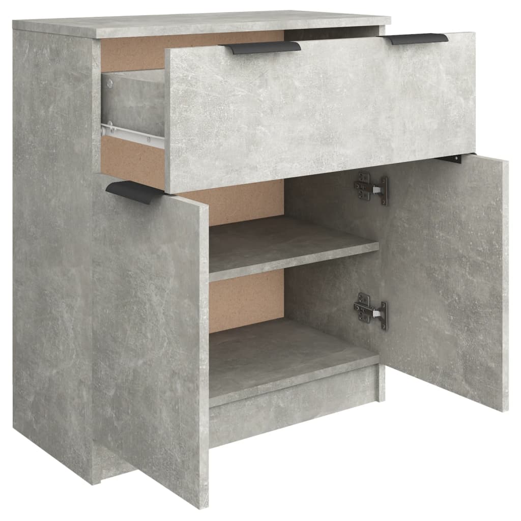 Concrete gray buffet 60x30x70 cm engineering wood