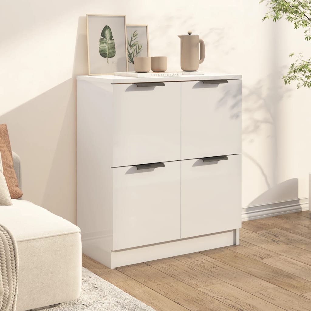 Credenza bianca 60x30x70 cm MDF