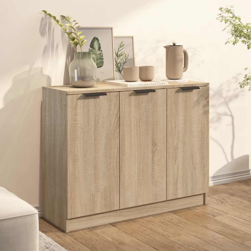 Credenza rovere Sonoma 90,5x30x70 cm MDF