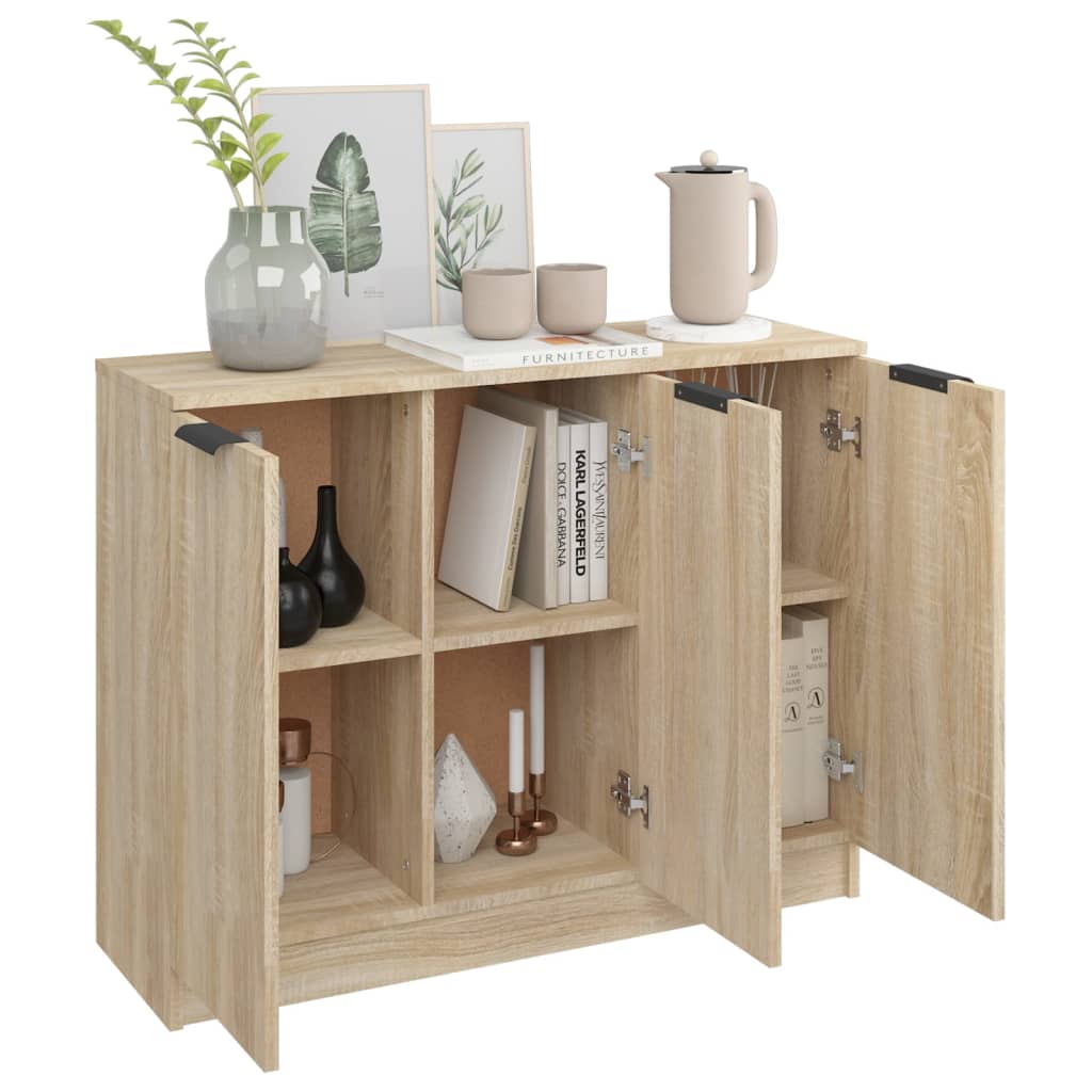 Sonoma Oak Buffet 90.5x30x70 cm Ingenieurholz Holz