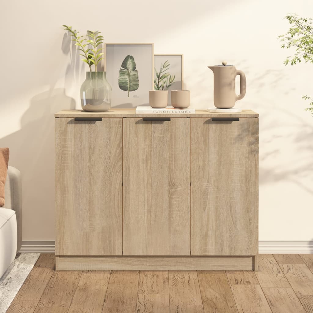 Sonoma oak buffet 90.5x30x70 cm engineering wood